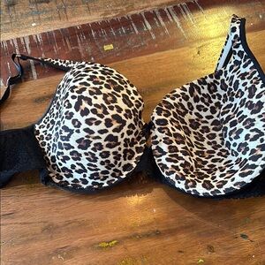 Leopard Print Women's Bra 40DD